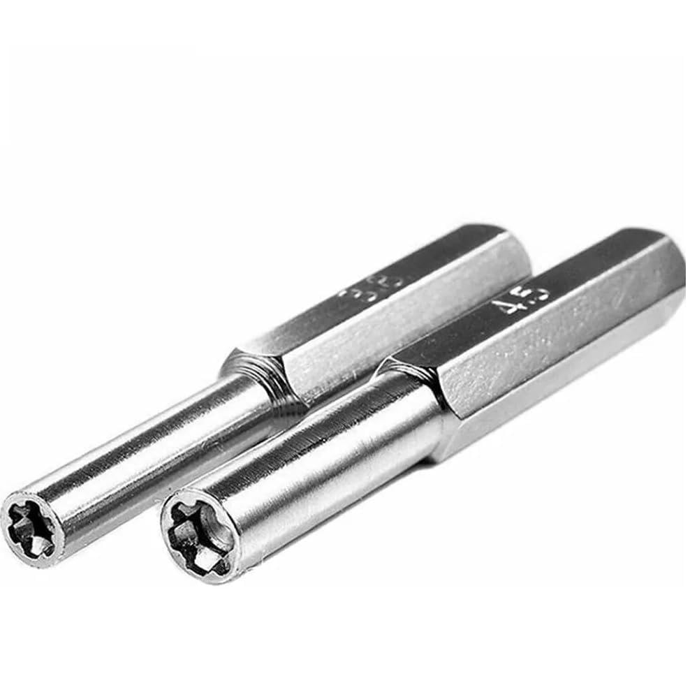 TECHZOCO Puntas de Destornillador Hexagonal de 3.8 mm y 4.5 mm, Destornillador compatible con nintendo, Compatible con Nintendo NES, SNES, N64, Gameboy, Sega Megadrive, consola Master System
