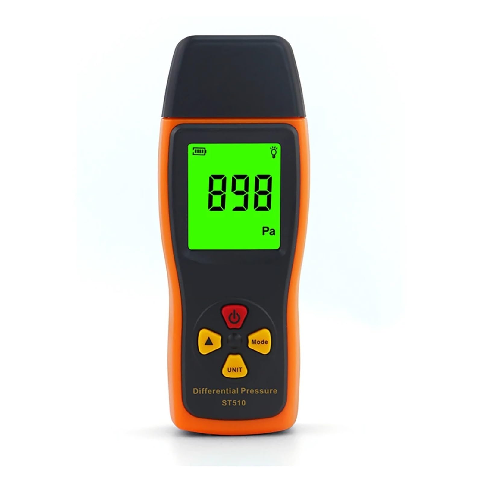 Manometro Pressione Acqua, Tester for manometri differenziali a Doppia Porta Digitale ad Alta precisione 0-100 HPa/0-45,15 Pollici per Aria Acqua Olio Gas