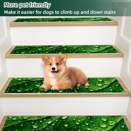Tapis d'escalier antidérapants de qualité supérieure, protection marches bois 15 pcs - 6