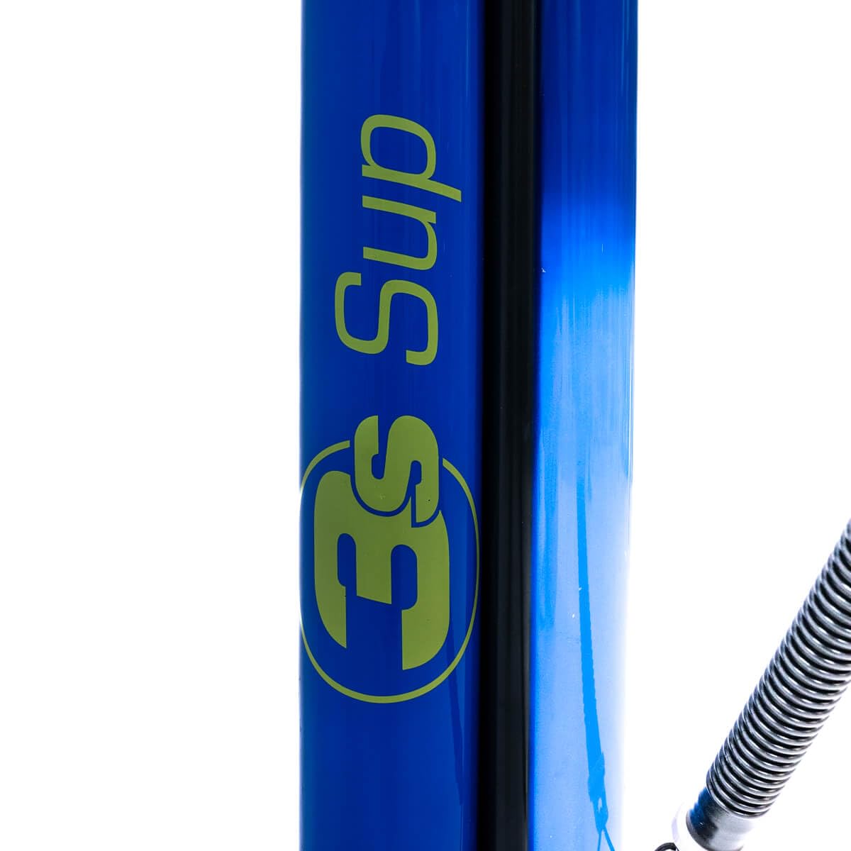 3s-sup Triple Action Handpumpe blau/grau I Spart EIN Drittel Pumpstöße, 30 PSi, 3 Vorwahl-Stufen I Abnehmbare Fuß- und Griffteile I Inkl. Schlauch und Packsack