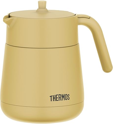 Miniatura 8 de Thermos TTE-450 LGY Vacuum Insulated Teapot with Strainer, 15.2 fl oz (450 ml), Light Gray