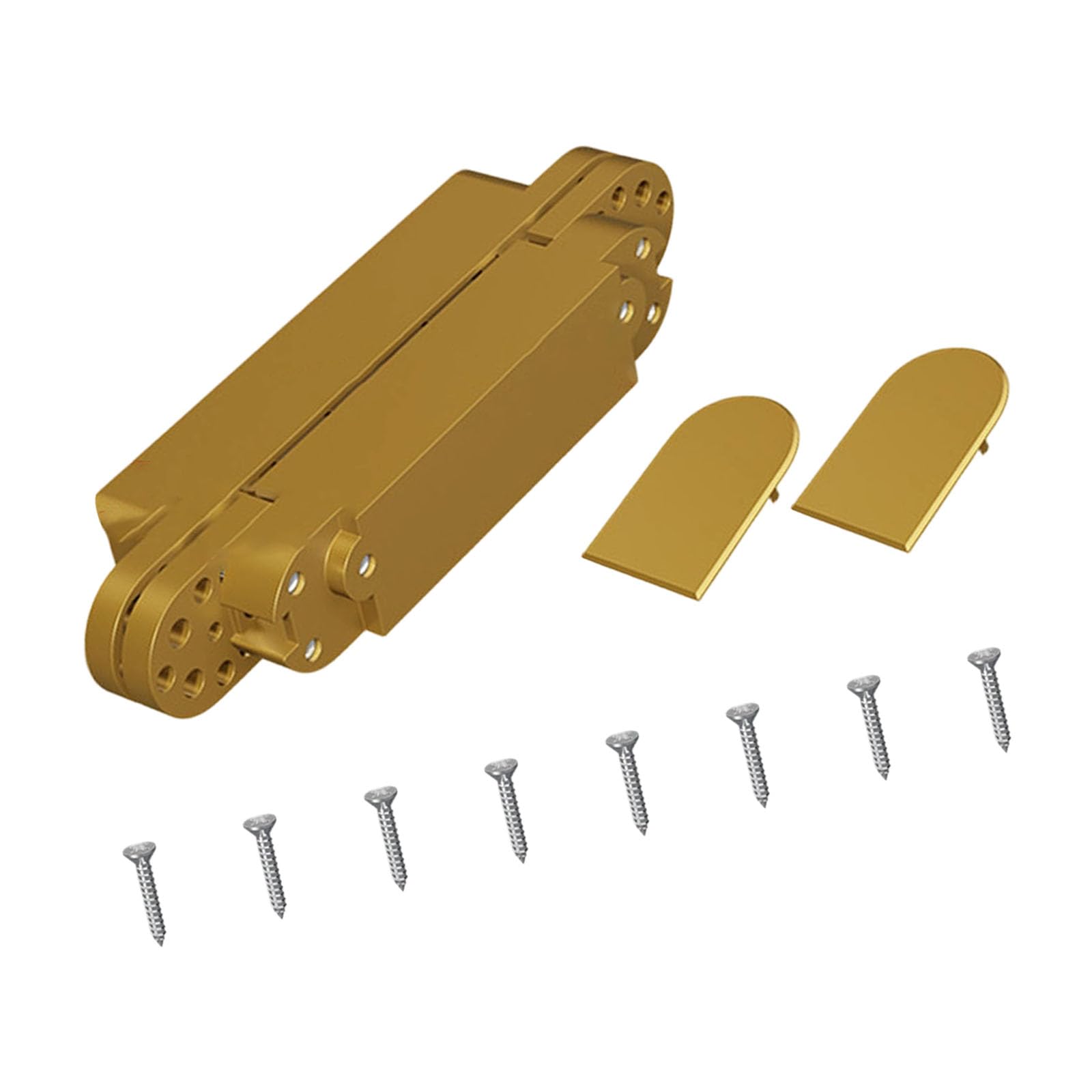 180-Degree Swing Door Hinge, Invisible Adjustable Cupboard Hardware with Quiet Closing Mechanism