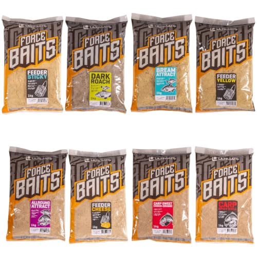 Ultimate Pack Découverte Amorces Force Baits (Total 8kg) - Amorce