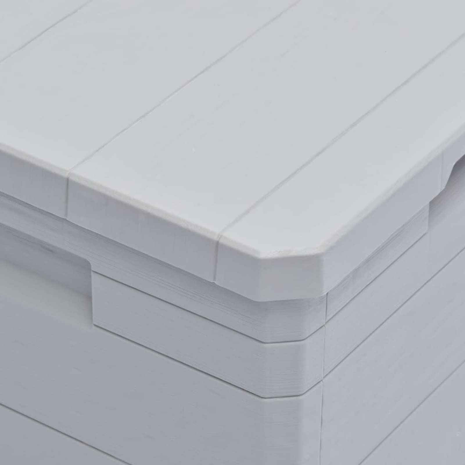ARKEM Baule da Giardino Effetto Legno Organizer Box Giocattoli Multibox Impermeabile Esterni,Baule da Giardino 90 L Grigio Chiaro