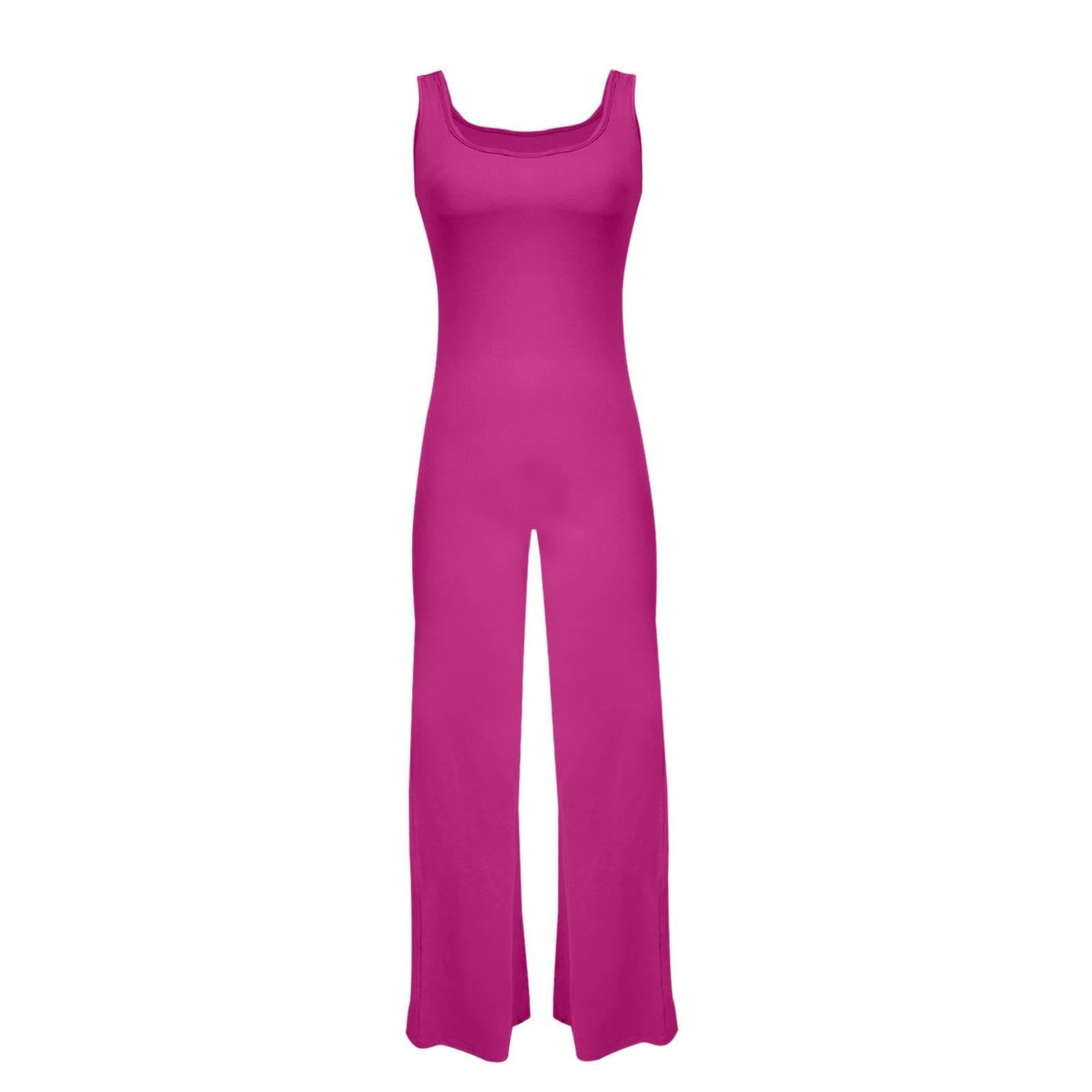 Mono Deportivo Mujer sin Costuras Jumpsuit Largo sin Mangas Verano Sexy Mono Elástico Body Overol Monos de Una Sola Pieza Ropa Deportiva Gimnasio Fitness Yoga Romper