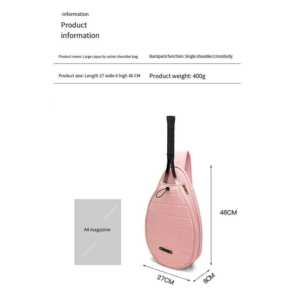 JCVBN Tennis Zubehör Eine Schulter Tasche Große Kapazität Crossbody Badminton Tasche Schönheit Tennis Jugend