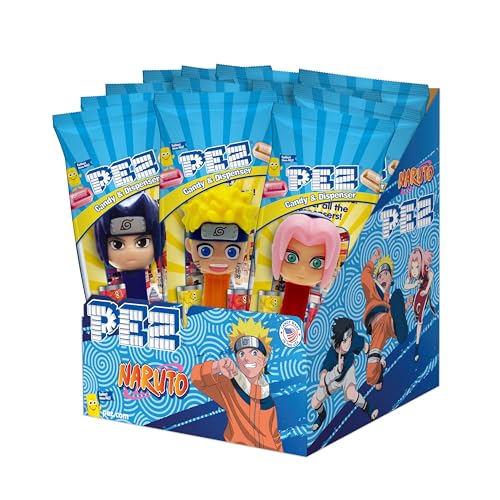 Naruto PEZ Party Pack (12 pack - each individually wrapped with two candy refills)