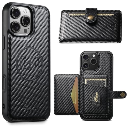 Étui iPhone 16 noir portefeuille magnétique avec clapet silicone antichoc