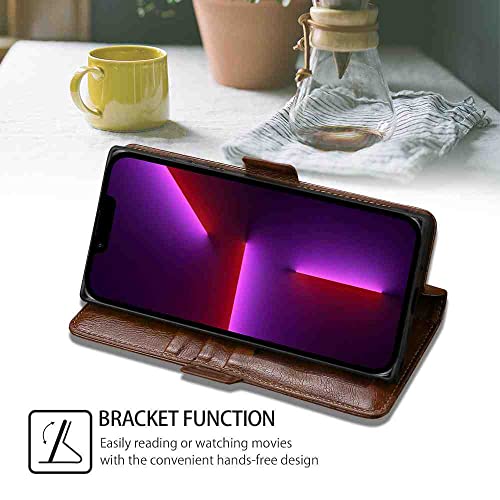 Funda cartera para Xiaomi Redmi Note 7 Pro con 3 ranuras de tarjetas y antisuciedad 4