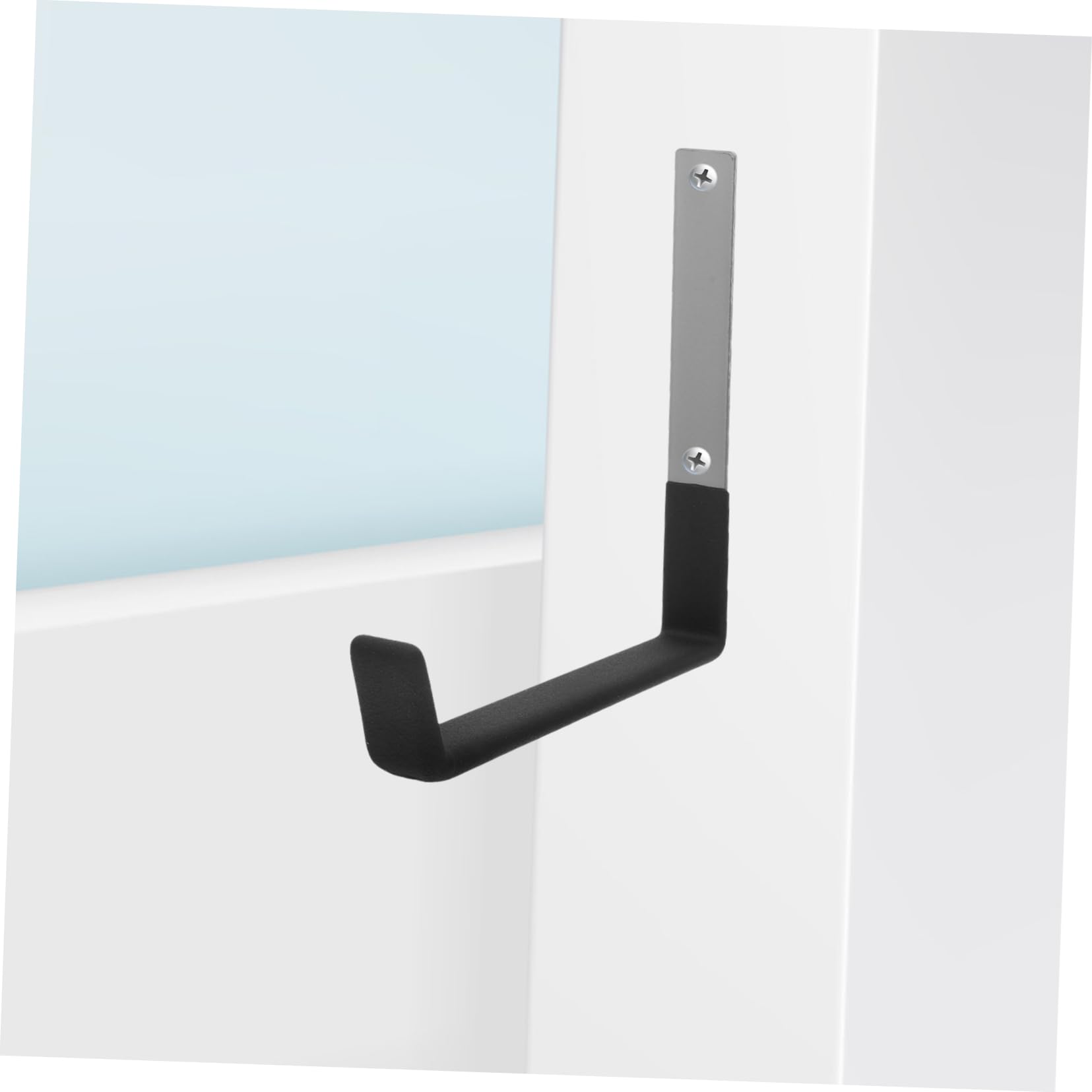 DOITOOL Ganchos de Pared Resistentes de Metal para Colgar, 6 Piezas | Montaje Sencillo, Recubrimiento Antideslizante, para Garajes y Balcones
