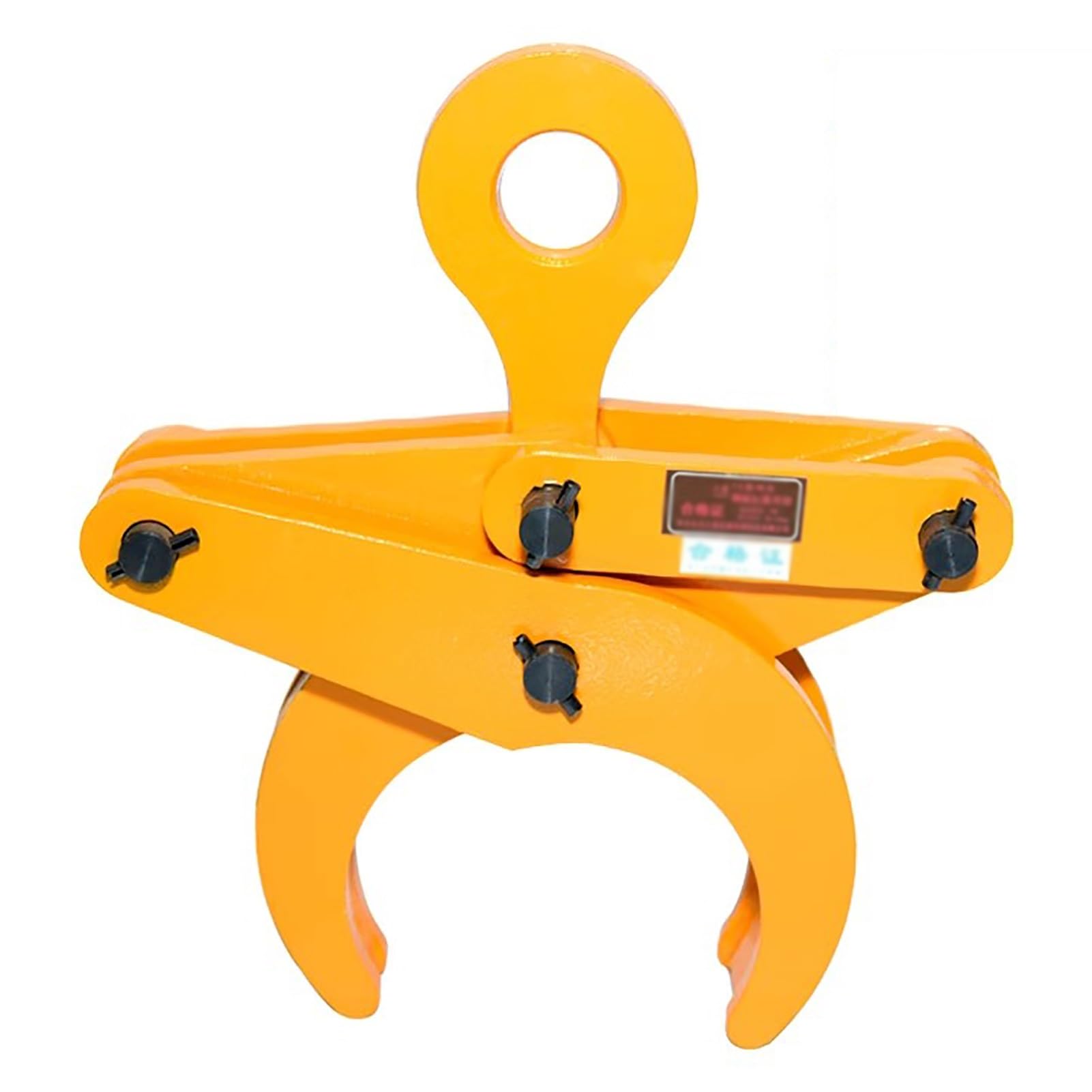 Abrazadera redonda de elevación de tubos de acero con anillo, herramienta separadora horizontal resistente para un manejo seguro y eficiente de tuberías