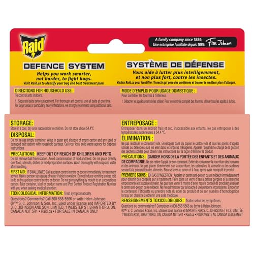 Raid Ant Killer Baits and Traps, Kills Ants Where They Breed, for Indoor Use, Child Resistant, 4 Bait Stations image 7