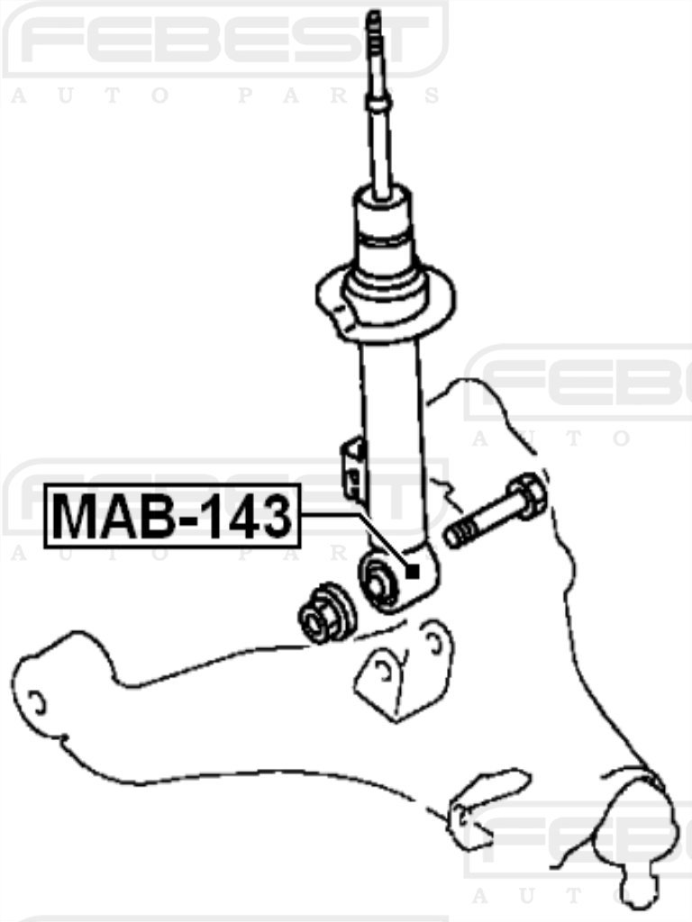 Amazon.com: Mr992320 / Mr992320 - Arm Bushing Front Shock Absorber 