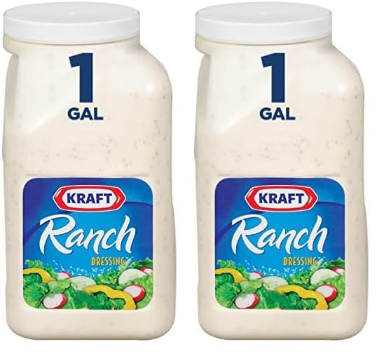 Kraft Ranch Salad Dressing (1 gal Jug) (Pack of 2)