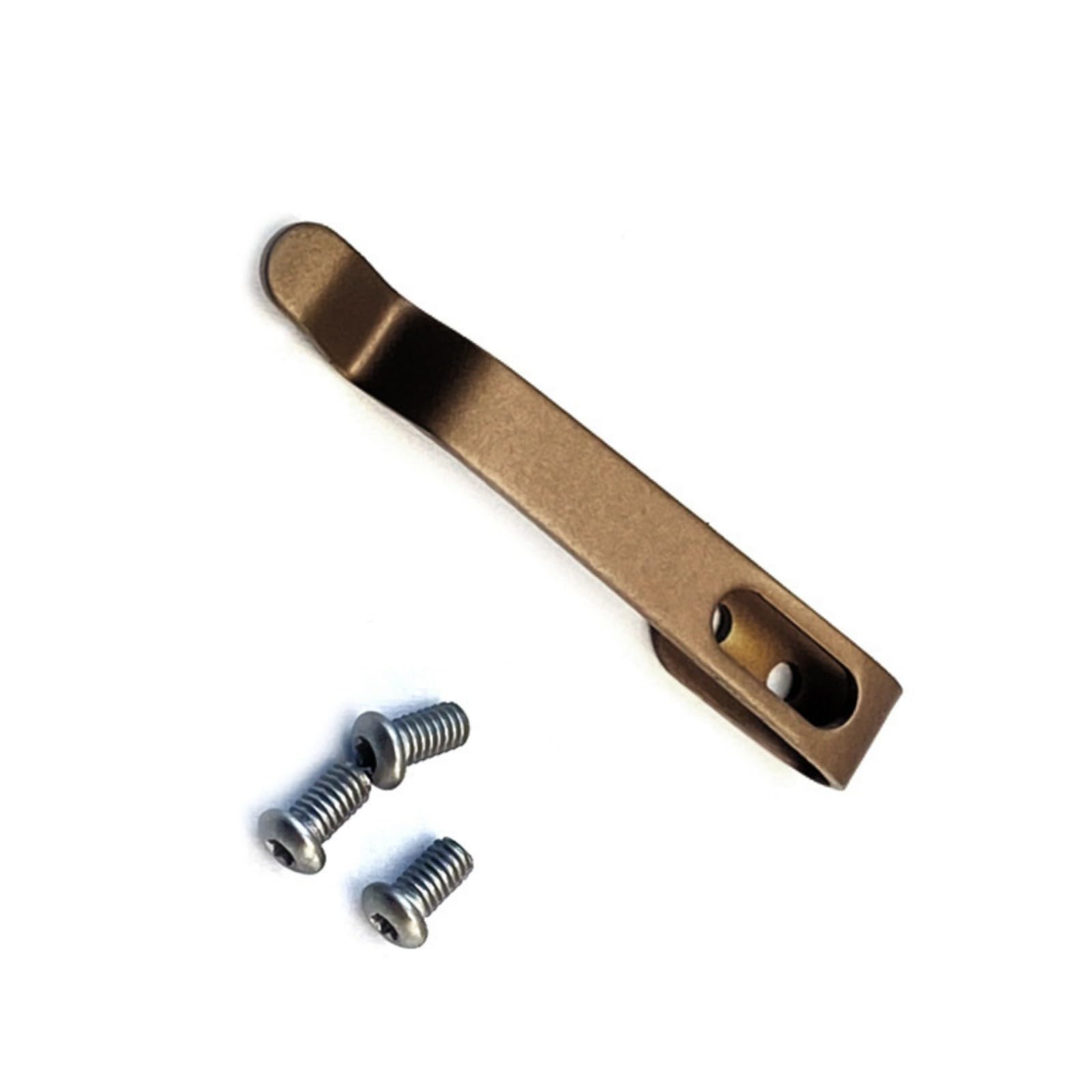 Apglsxy Rose Gold Metal Back Clip Pockets Cutter Clip Carry Clamp Pockets Back For Folding Cutter Accessories Stainless Steel