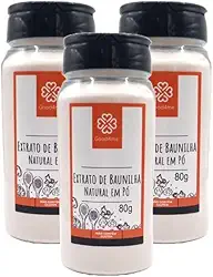 Kit 3X: Extrato de Baunilha em Pó Natural Good4me 80g