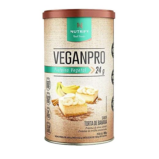 Vegan Pro (550G) - Sabor Torta de Banana, Nutrify