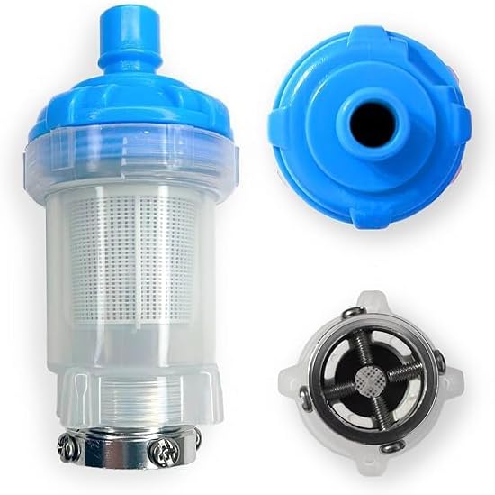 Universal Water Softener for Fully Automatic Washing Machines | Inlet Joint Filter Adapter for Front & Top Load | Mineral Filter with Water Softener Balls (Pack of 1)