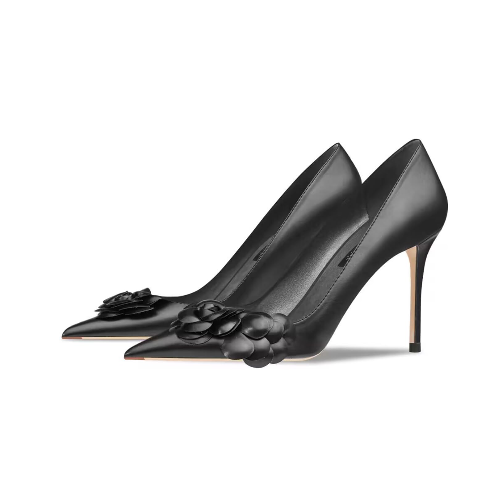 10CM Zapatos de Vestir para Fiesta de Boda de tacón Alto de tacón de Aguja de tacón de Aguja