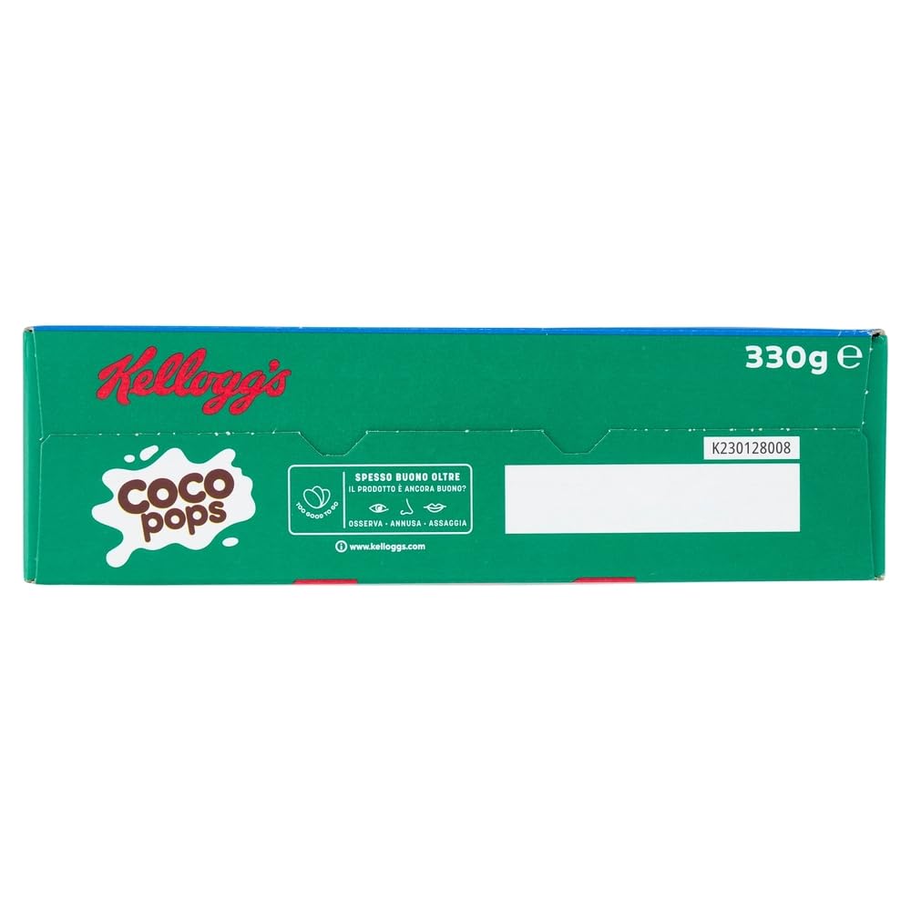 20x Coco Pops Barchette, nuspriges Schokoladenmüsli/Perfekt für ein leckeres Frühstück 330g Packung + Beni Culinari Kostenloser Schlüsselanhänger