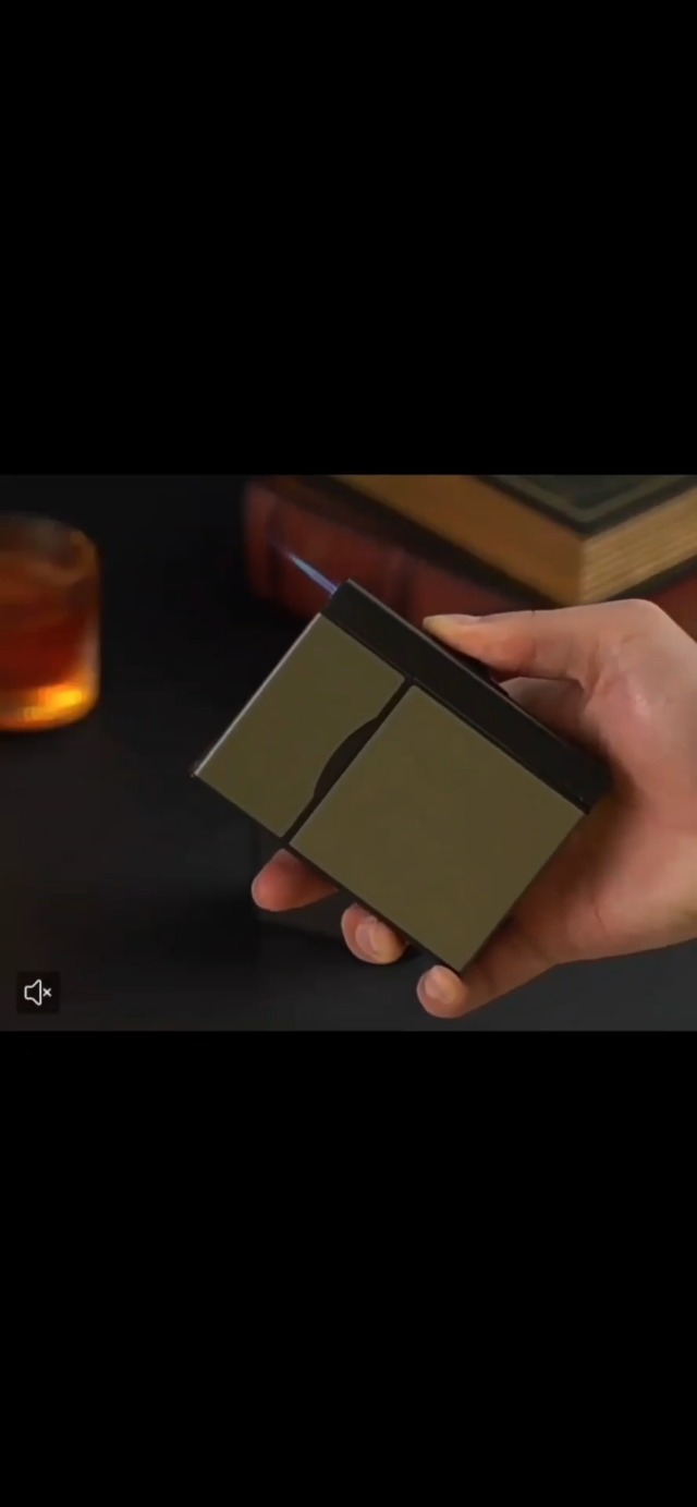 Encendedor 2 en 1 estuche para cigarrillos recargable USB miniatura 7