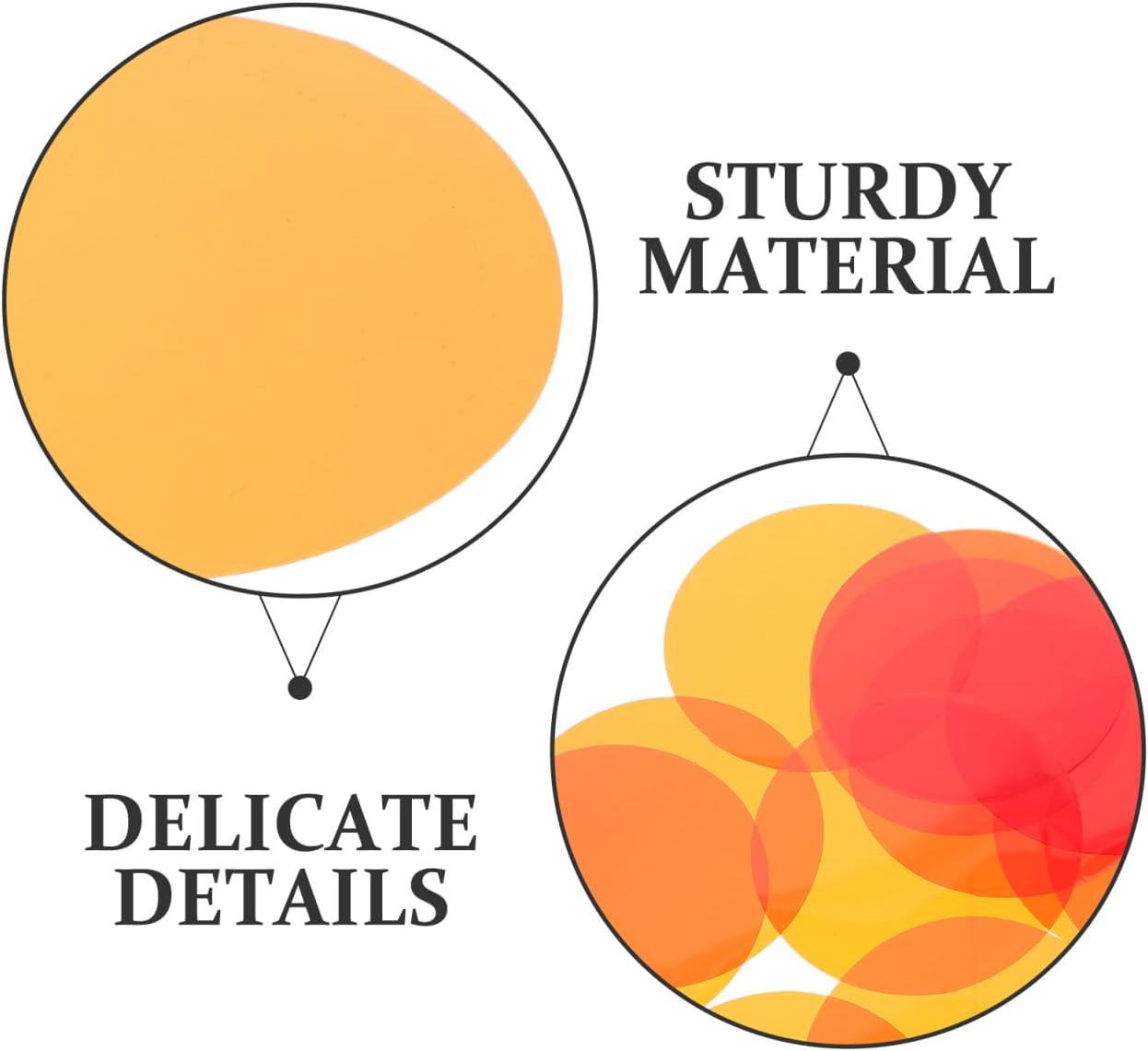 SHINEOFI 20pcs Warm Light Filter Film, Self-adhesive Translucent Gel Color Filters for Led Lamps, Ceiling Spotlights, Mood Lighting, Round Peel And Stick Stickers for Home And Office