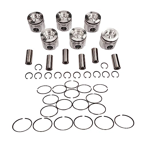 Image of Engine Pistons & Gasket Rebuild Kit Replacement for Dodge Ram 6.7 Cummins Diesel 4955520, 4955251, 4955229, 4955230, 3978818, 3969562, 3940059