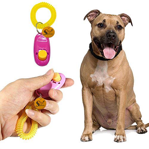 Pet Training Clicker with Wrist Strap for Dog/Cat/Kitten/Puppy/Bird (Pink) (B07B3SXBLV) Amazon Price History, Amazon Price Tracker
