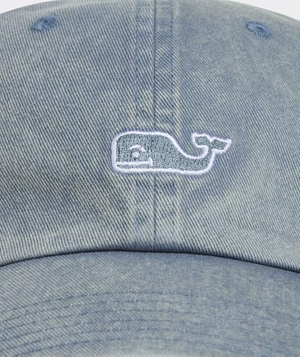 Image of Vineyard Vines Men's Garment-Washed Classic Whale Baseball Hat