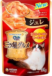 银勺 三星美食 朱莉 金枪鱼・鲣鱼配三文鱼 35克×16袋【批量购买】