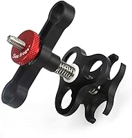 Vista 7 de Seafrogs Abrazadera de aleación de aluminio Articulación de rótula Brazo de dos secciones Soporte de buceo Accesorio esencial Combinación de luz