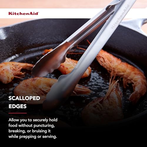 KitchenAid Stainless Steel Tongs, 7 Inch - image 4