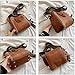 GDKRTNAJ Vintage Retro Small Water Bucket Bag with Adjustable Wider Shoulder Strap, Vintage Crossbody Bag (Coffee,One Size)