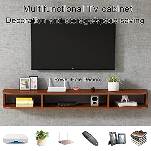 Composant d'armoire TV suspendu bois pour optimiser le sol - 2