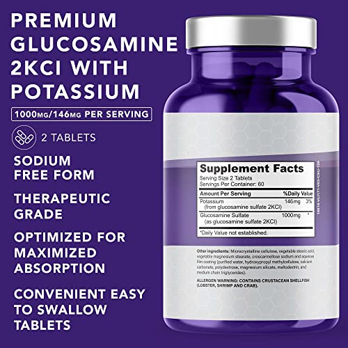 PLANTO-NUTRITION-Glucosamine-Sulfate-with-Potassium-Strong-Joint-Support-Supplement-Supports-Cartilage-and-Connective-Tissues-Aids-Knee-and-Bone-Structure-120-Tablets