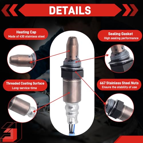 Set de 4 sensores de oxígeno compatibles Nissan Altima 2010-2013 miniatura 4