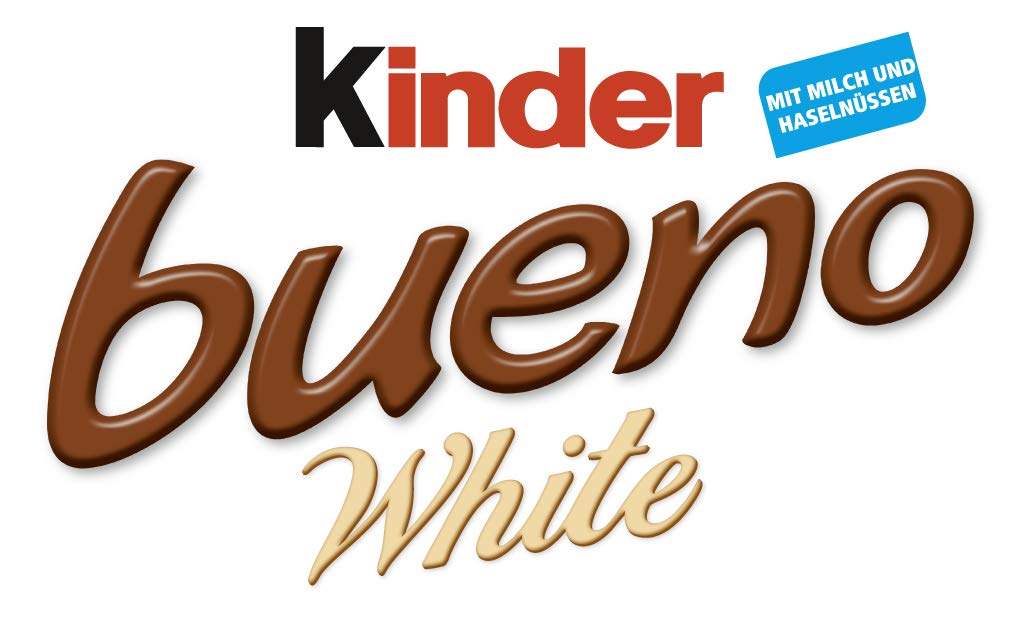 Ferrero kinder bueno White – Schokoriegel mit weißer Schokolade – 27 Packungen mit je 6 Einzelriegeln (27 x 117 g)