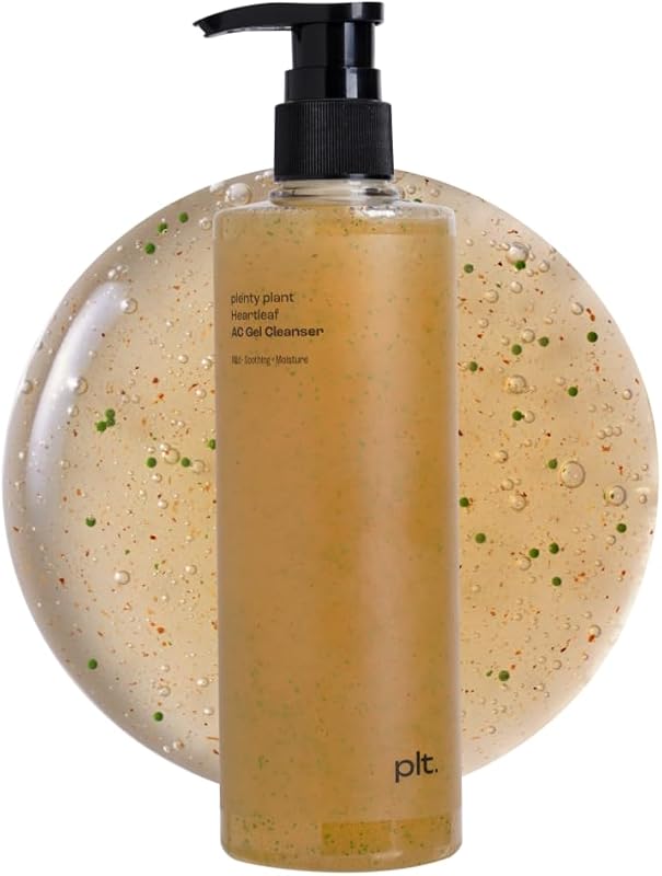 Gel de Limpeza Facial PLENTY PLANT com Heartleaf, pH baixo, 297 mL