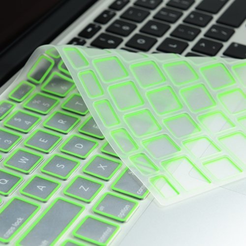 TOP CASE - Silicone Keyboard Cover Skin for MacBook Unibody 13-Inch/Old Generation MacBook Pro 13