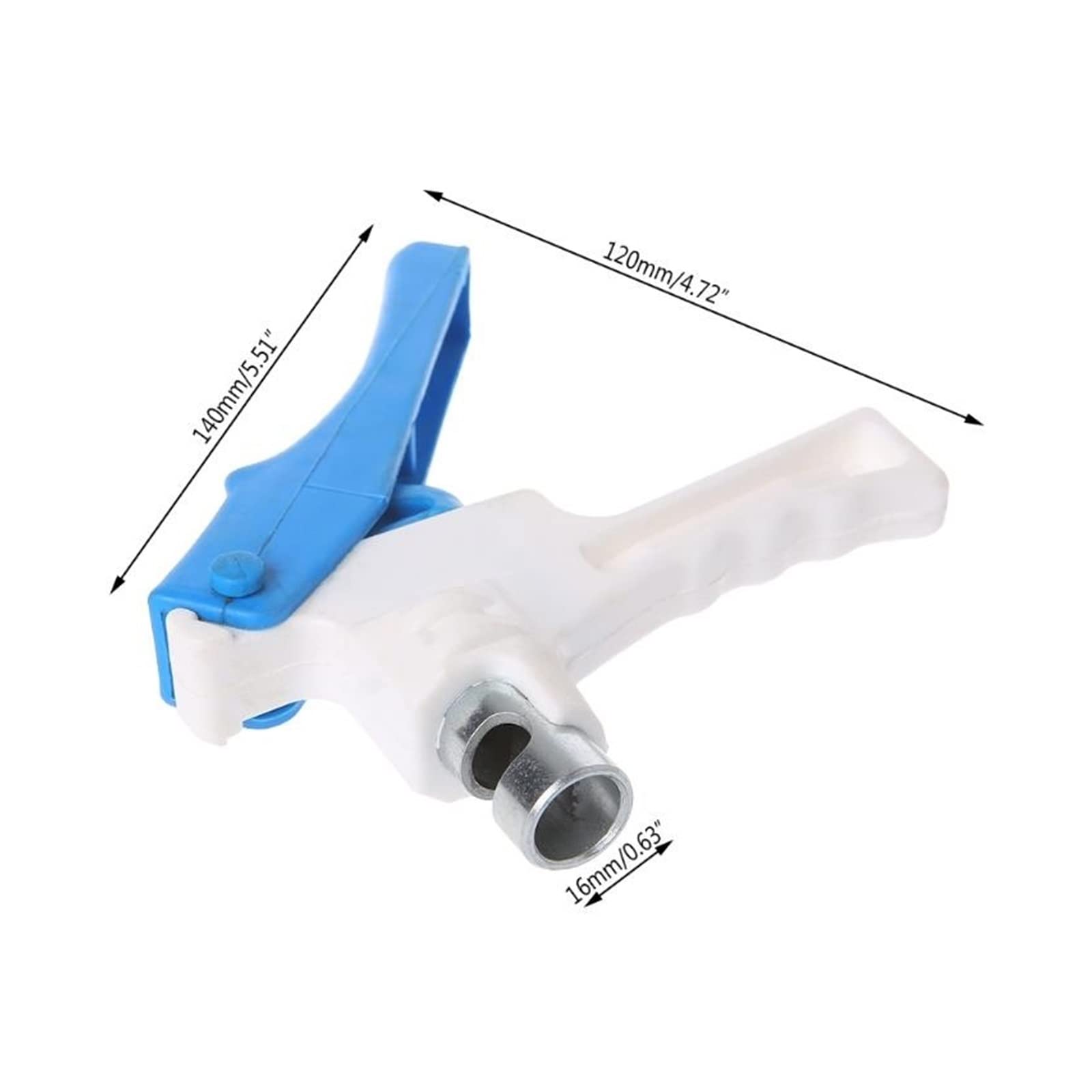 resistir extremos de alta presión y temperatura Punzones de 16mm for riego por goteo, cinta de goteo for riego agrícola, herramienta perforadora de tubería for cultivos de suelo, apertura de tubería d