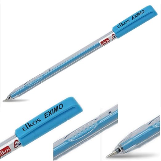 Elkos EXIMO Blue Ball Pen (Pack of 30) Amazon.in Office Products