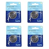Plumb Pak PP820-37 Strainer Basket-Basin Sink 1-inch, 4 Pack, Chrome