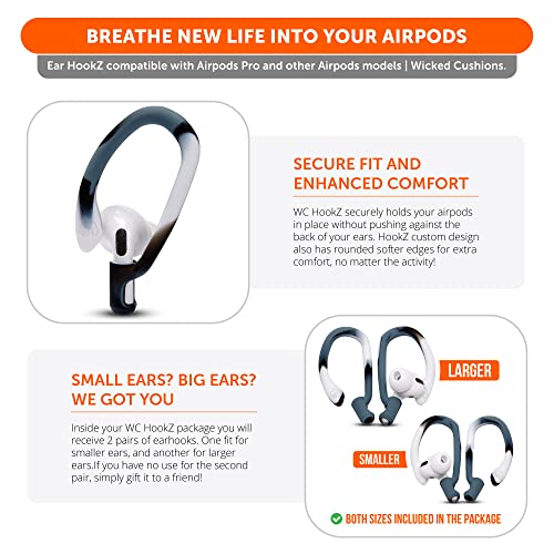 Image of WC HookZ - Over-Ear Hooks for AirPods Pro 1, 2 & AirPods 1, 2, 3