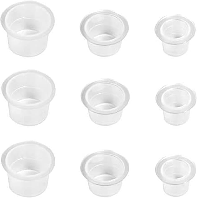 Tattoo Ink Cup,Fashionbabies 330 PCS Ink Tattoo Cups,110 Large Tattoo Ink Cups+110 Medium Tattoo Cups+110 Small Tattoo Cup