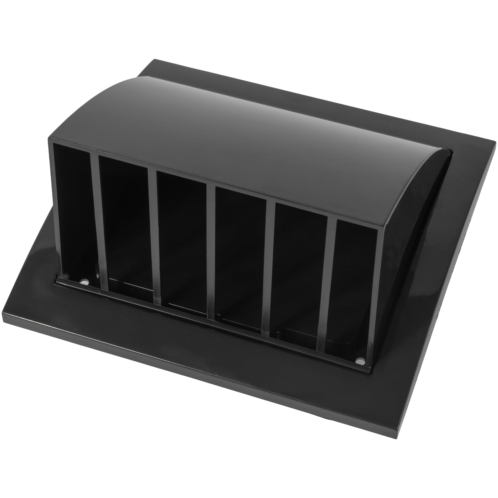 Vent Systems Black diameter 100 mm / 4" Inch Exhaust Vent Cover, Dryer Vent Hood, Louvered Dryer Cover, Vent Hood Cap - Image 2