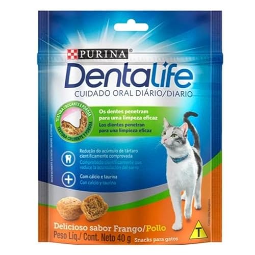 Petisco para Gatos Neslte Purina Dentalife 40g 3 Unidades