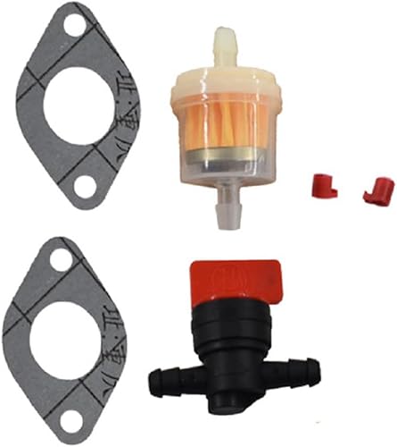 Miniatura 7 de Carburador con juntas de repuesto para Tecumseh Jiffy Ice Auger Modelo 30 y 31 Reemplazar 3hp 640290 640263 631720A AV520 TV085XA Motor vertical de