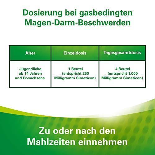 Lefax Intens Lemon Fresh Mikro Granulat bei stärkeren Blähungen und weiteren gasbedingten Beschwerden wie Druck- und Völlegefühl, krampfartigen Bauchschmerzen, ideal für unterwegs, 20 Beutel
