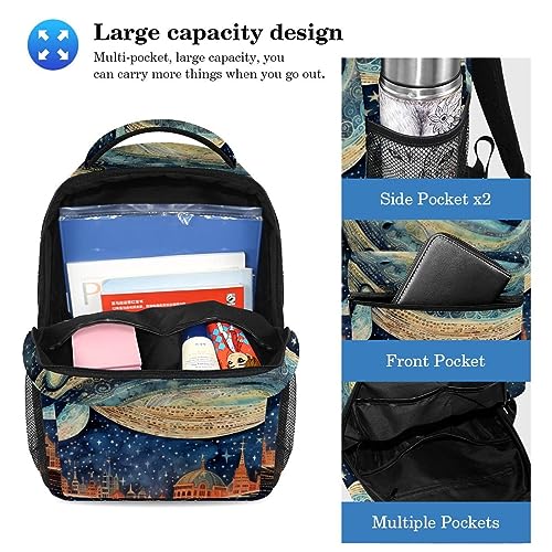 Sac à dos baleine multicolore idéal pour l'école et les sorties de week-end - 3