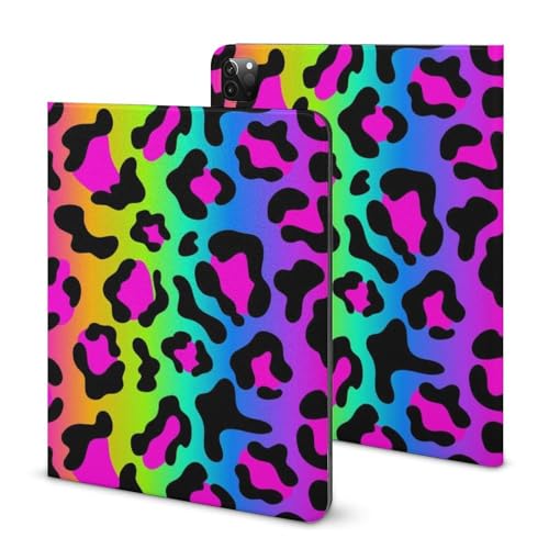 Coque iPad Pro 11 2022 2020 support antichoc motif léopard